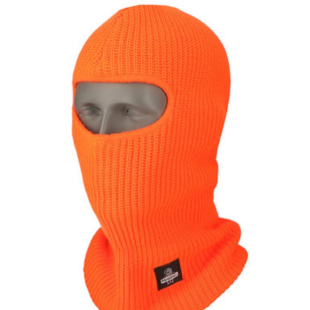 RefrigiWear Open-Hole Face Mask - Orange